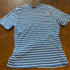 Polo by Ralph Lauren v neck size xl blue striped boys tshirt